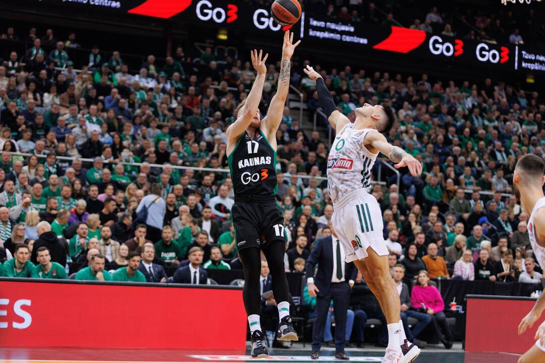 Eurolyga: Kauno „Žalgiris“ – Atėnų „Panathinaikos“ 67:81