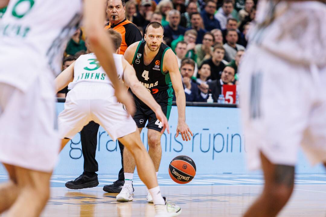 Eurolyga: Kauno „Žalgiris“ – Atėnų „Panathinaikos“ 67:81