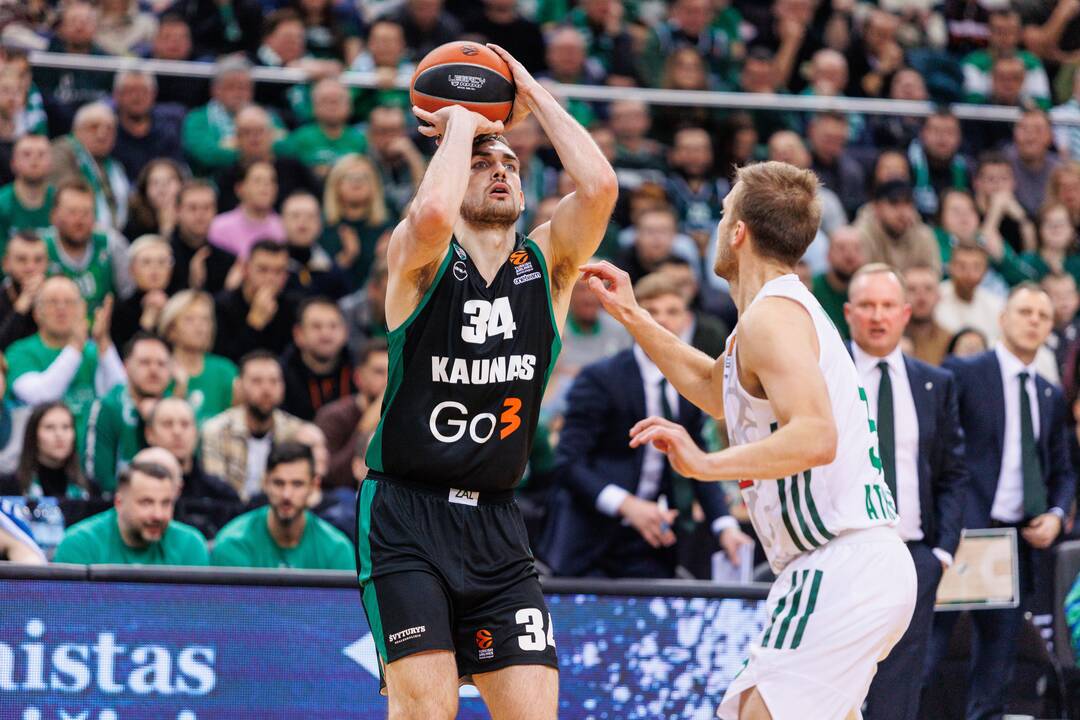 Eurolyga: Kauno „Žalgiris“ – Atėnų „Panathinaikos“ 67:81