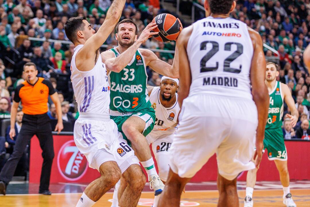 Eurolyga: Kauno „Žalgiris“ – Madrido „Real“