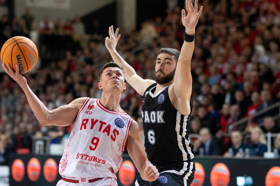 FIBA Čempionų lyga: Vilniaus „Rytas“ – Salonikų PAOK 85:62