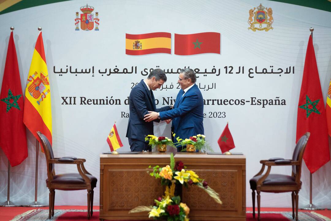 Pedro Sanchezas ir Azizas Akhannouchas