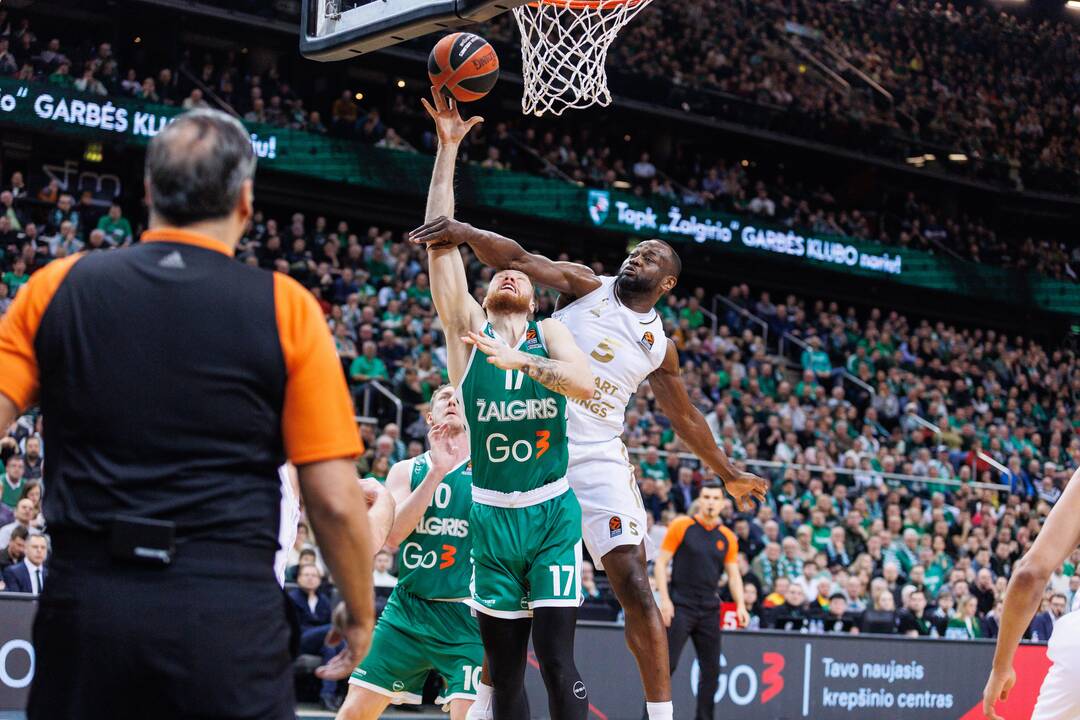 Eurolyga: Kauno „Žalgiris“ – Vilerbano ASVEL 85:67