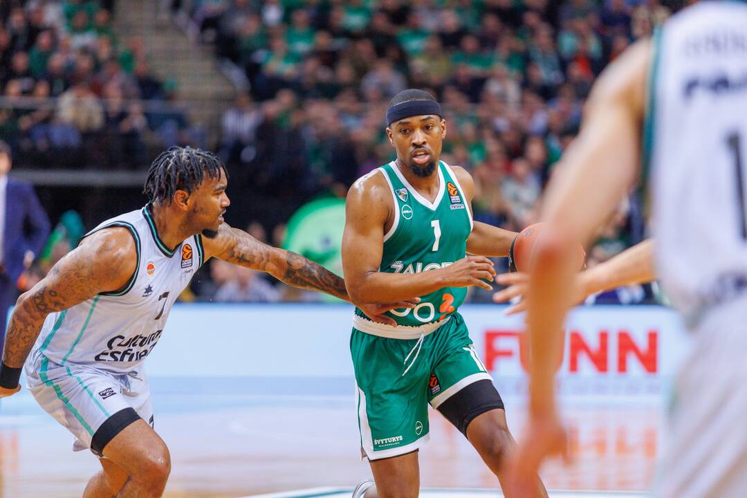 Eurolyga: Kauno „Žalgiris“ – Valensijos „Basket“ 95:74