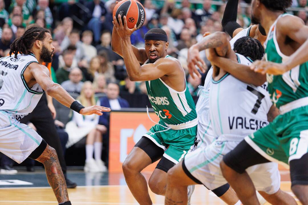 Eurolyga: Kauno „Žalgiris“ – Valensijos „Basket“ 95:74