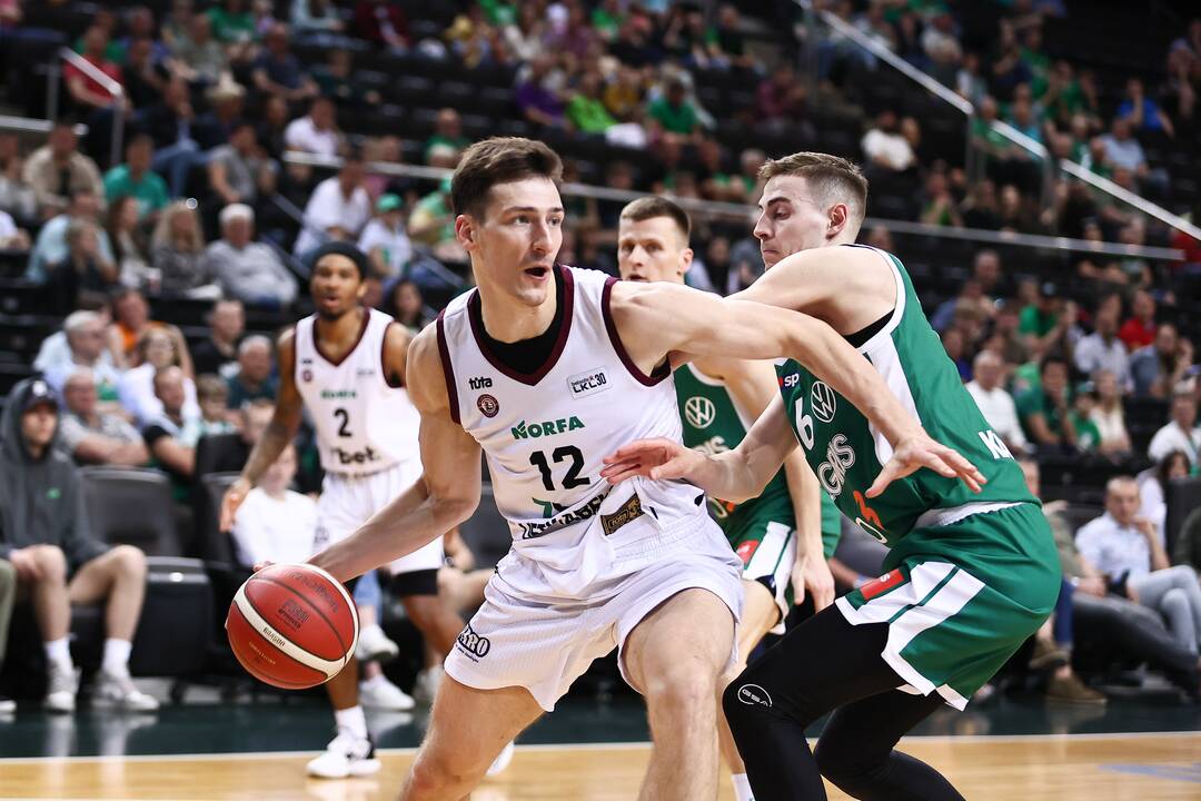 LKL pusfinalis: Kauno „Žalgiris“ – Panevėžio „Lietkabelis“ 66:67
