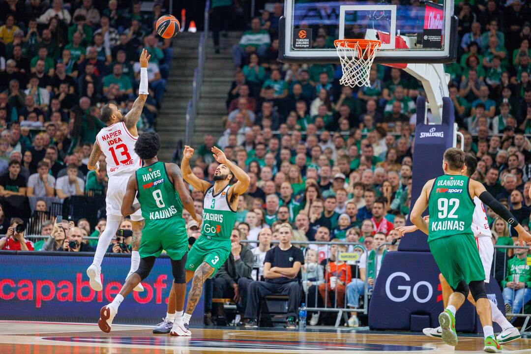 Eurolyga: Kauno „Žalgiris“  –  Belgrado „Crvena Zvezda“ 79:74