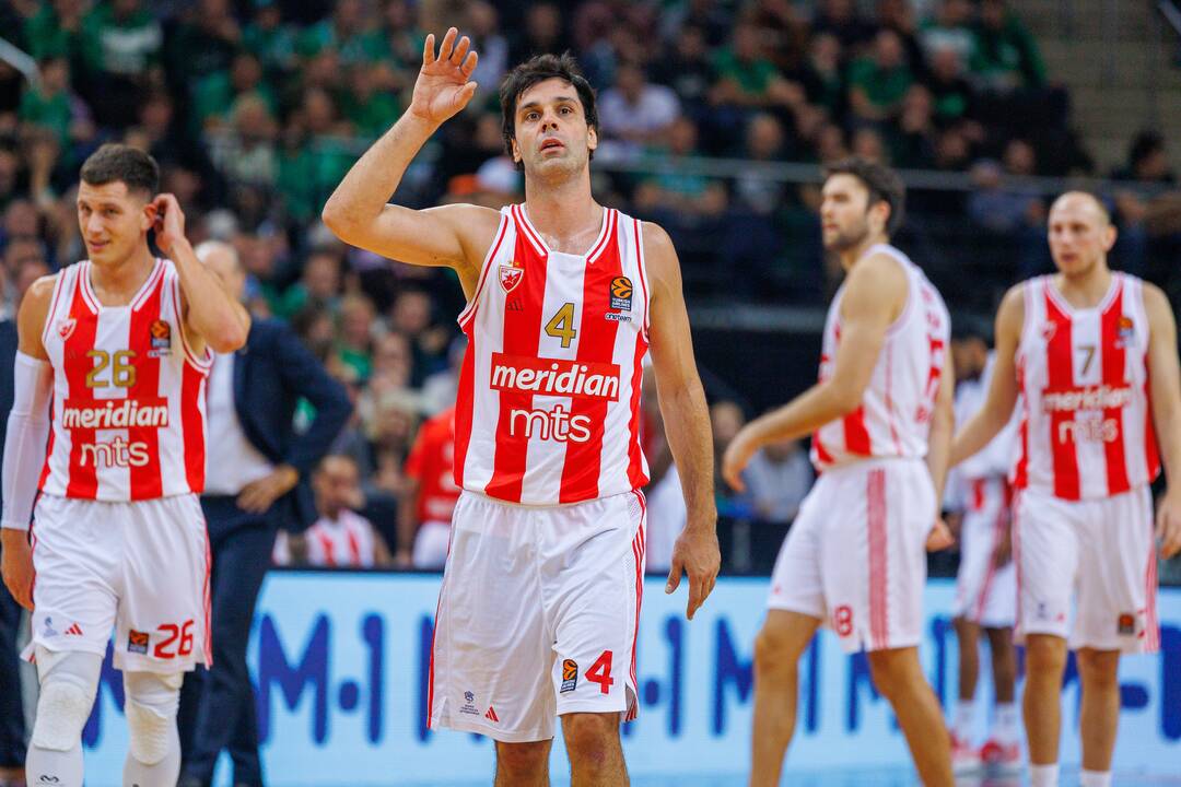 Eurolyga: Kauno „Žalgiris“  –  Belgrado „Crvena Zvezda“ 79:74