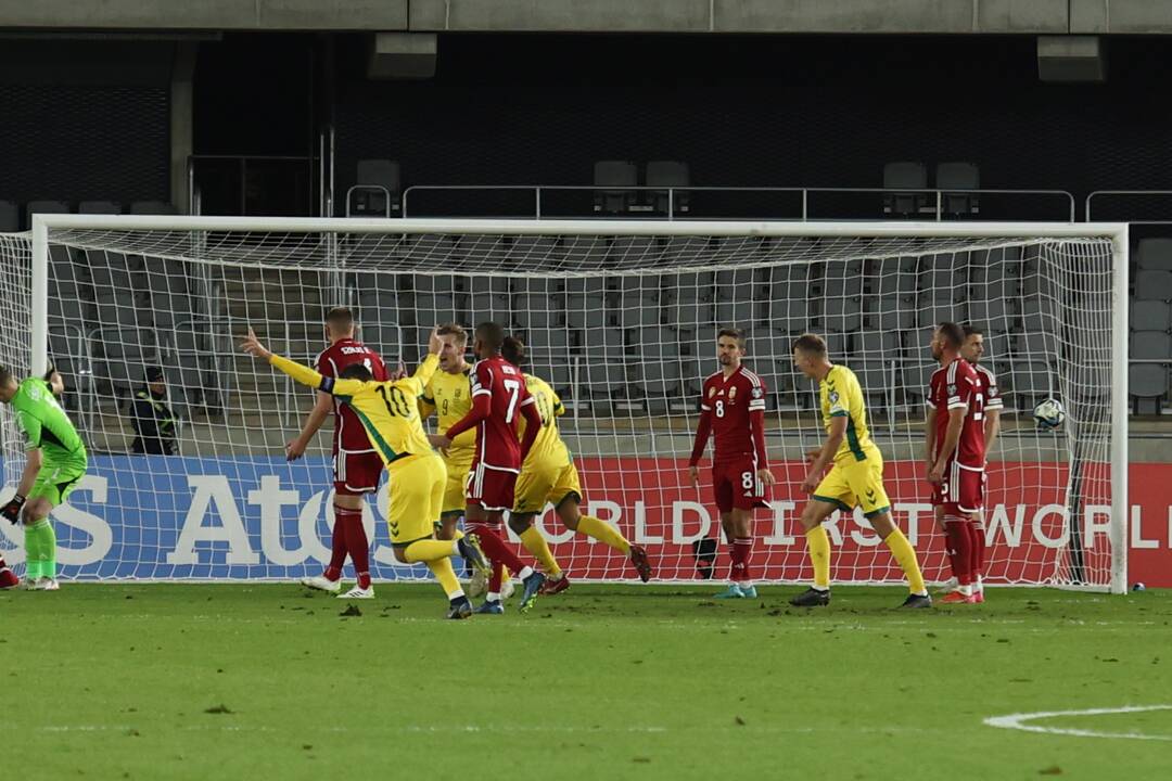 Europos futbolo čempionato atranka: Lietuva – Vengrija 2:2