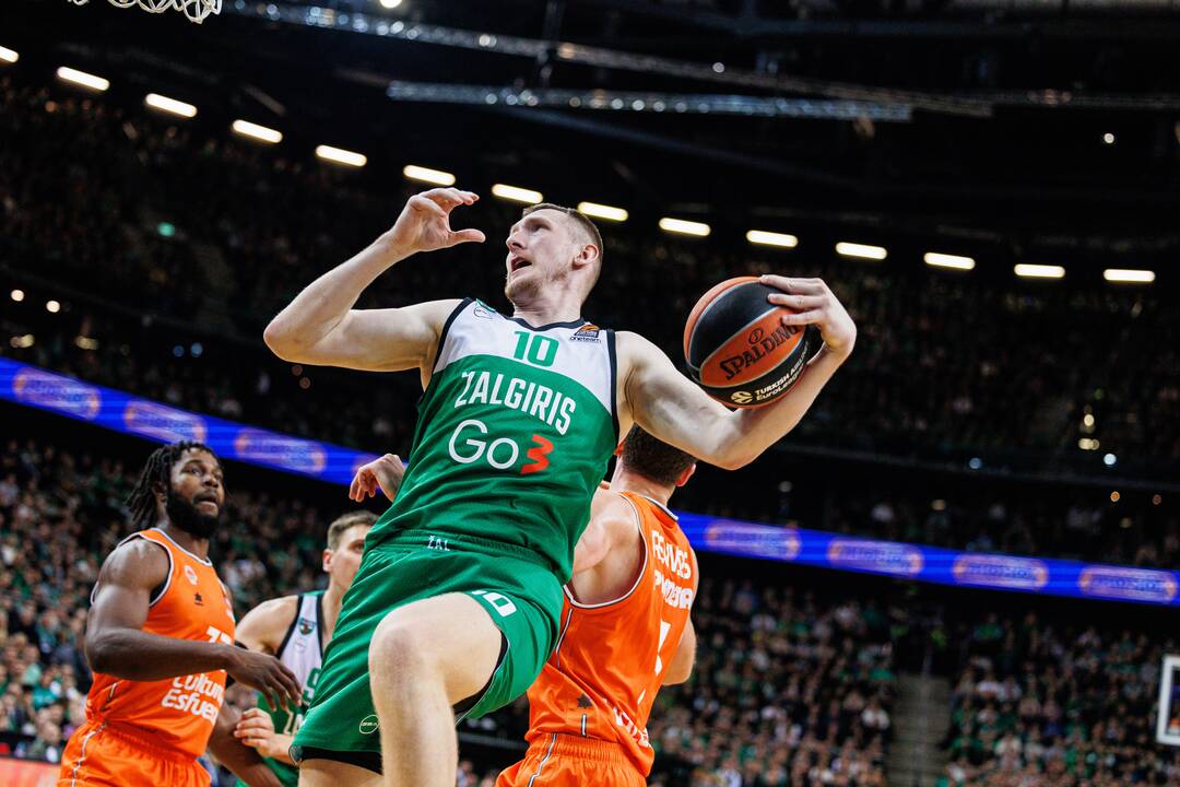 Eurolyga: Kauno „Žalgiris“  –  Valensijos „Basket“ 72:87