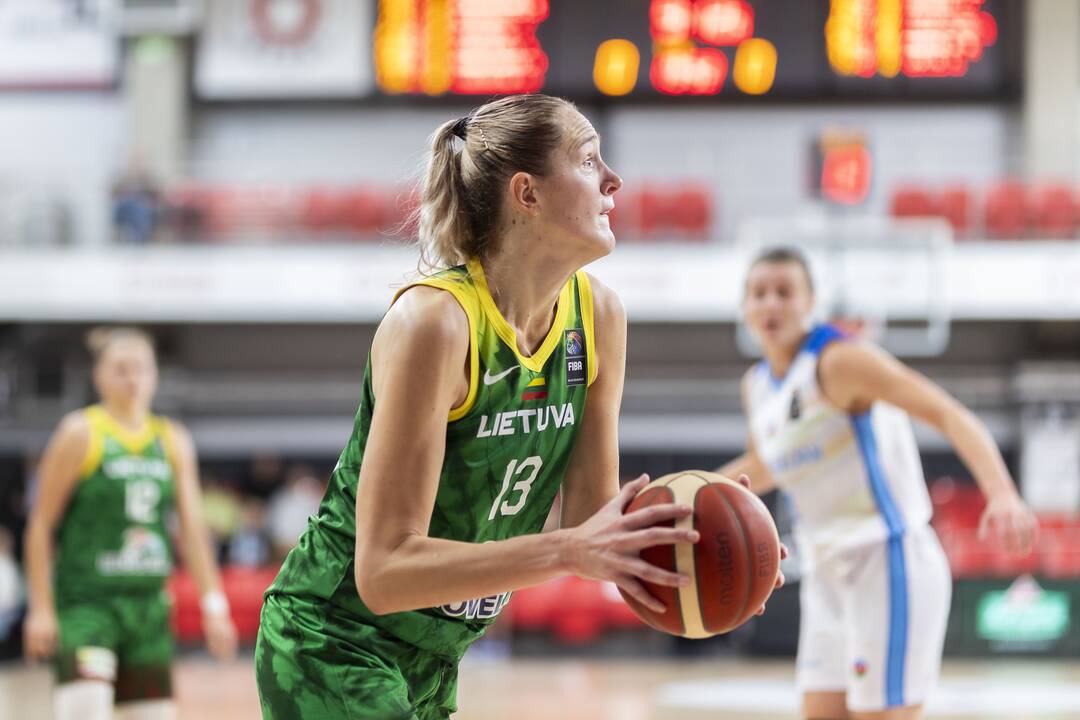 Europos moterų krepšinio čempionato atrankos rungtynės: Lietuva – Azerbaidžanas 99:62