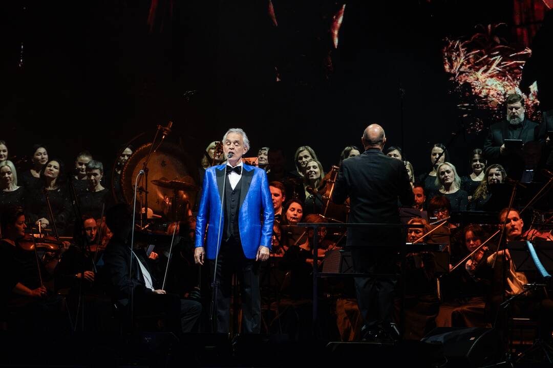 Andrea Bocelli koncertas Kauno „Žalgirio“ arenoje