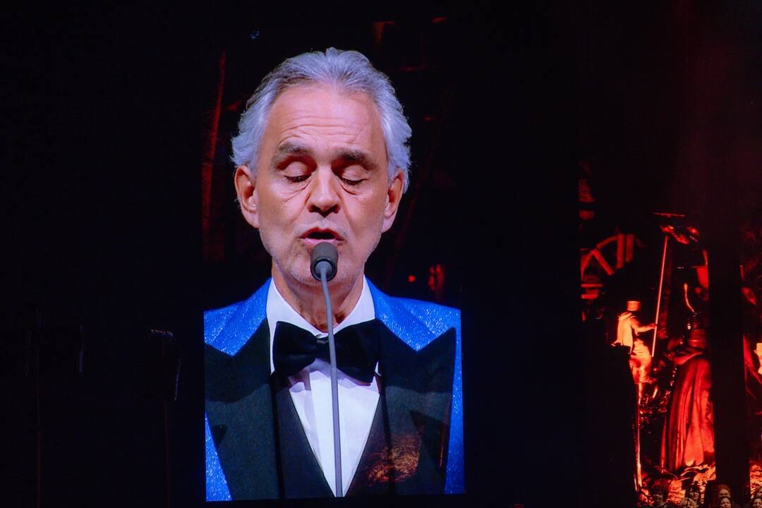Andrea Bocelli koncertas Kauno „Žalgirio“ arenoje
