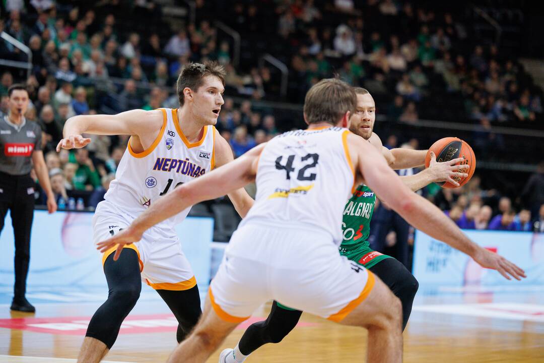 LKL:  Kauno „Žalgiris“ – Klaipėdos „Neptūnas“ 76:88