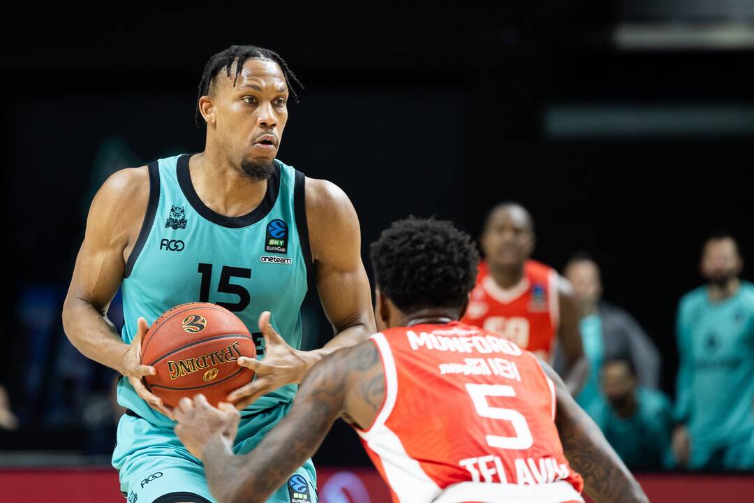 Europos taurė: Vilniaus „Wolves“ – Tel Avivo „Hapoel“ 81:89