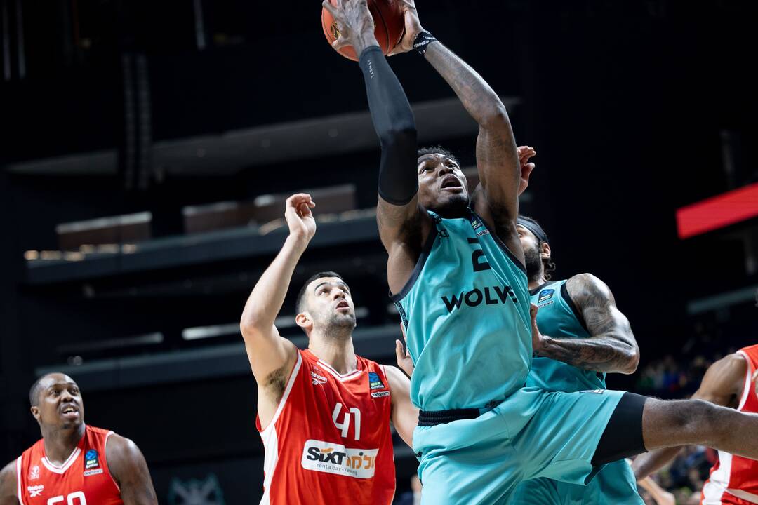 Europos taurė: Vilniaus „Wolves“ – Tel Avivo „Hapoel“ 81:89