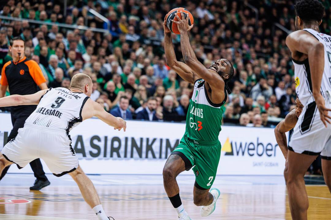 Eurolyga: Kauno „Žalgiris“  – Belgrado „Partizan“ 85:93