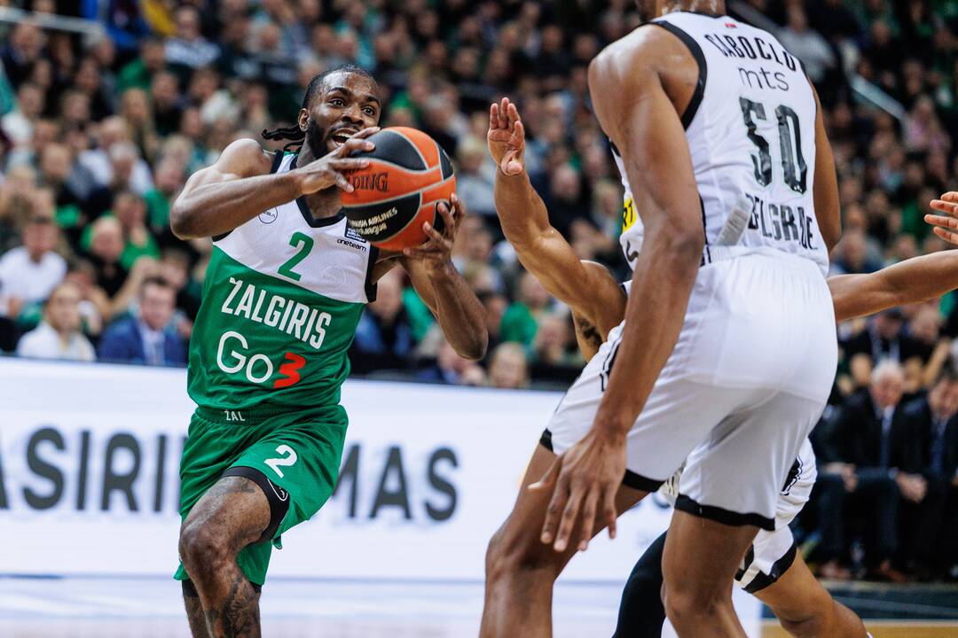 Eurolyga: Kauno „Žalgiris“  – Belgrado „Partizan“ 85:93