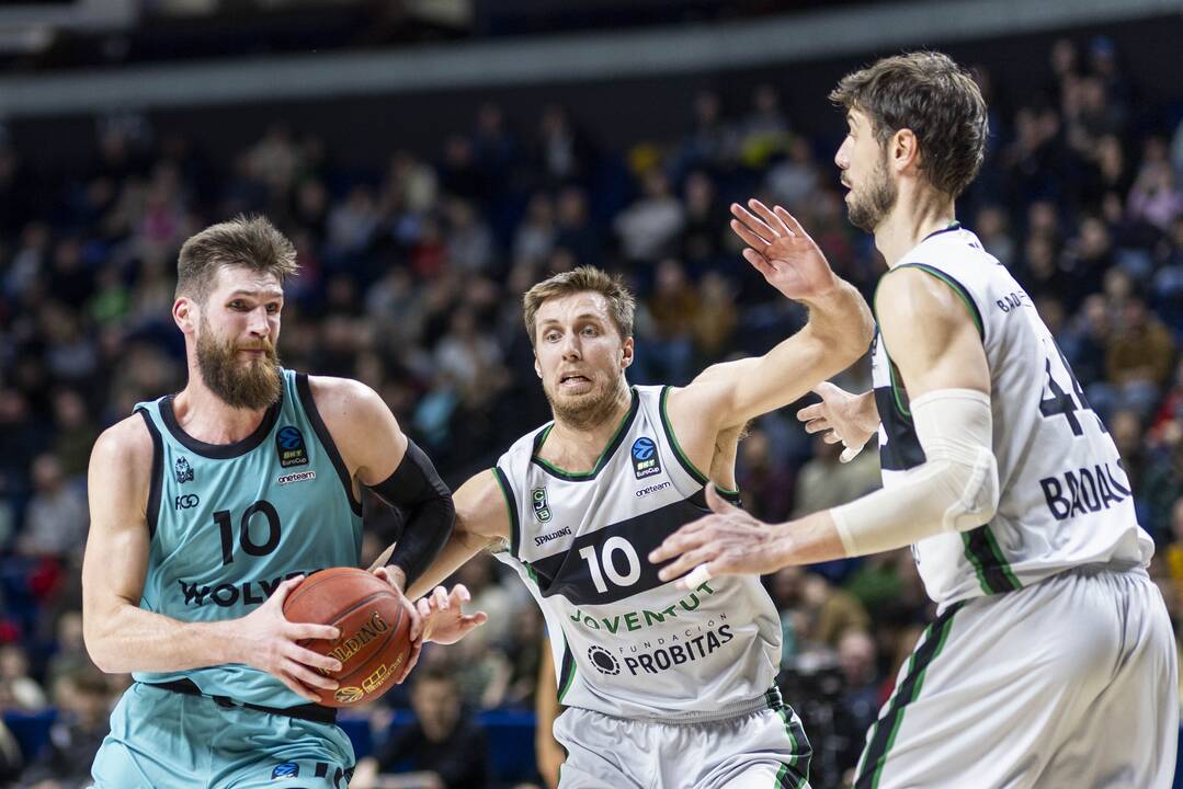 Europos taurė: Vilniaus „Wolves“ – Badalonos „Joventut“ 79:94