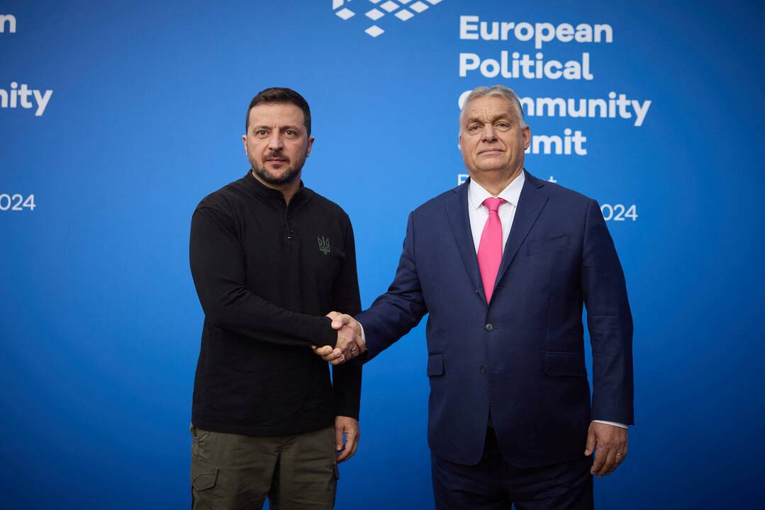 Volodymyras Zelenskis ir Viktoras Orbanas