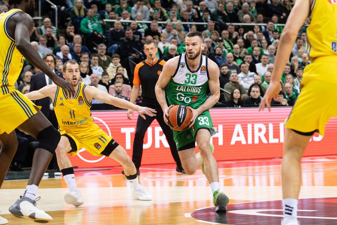 Eurolyga: Kauno „Žalgiris“ – Berlyno ALBA 77:71