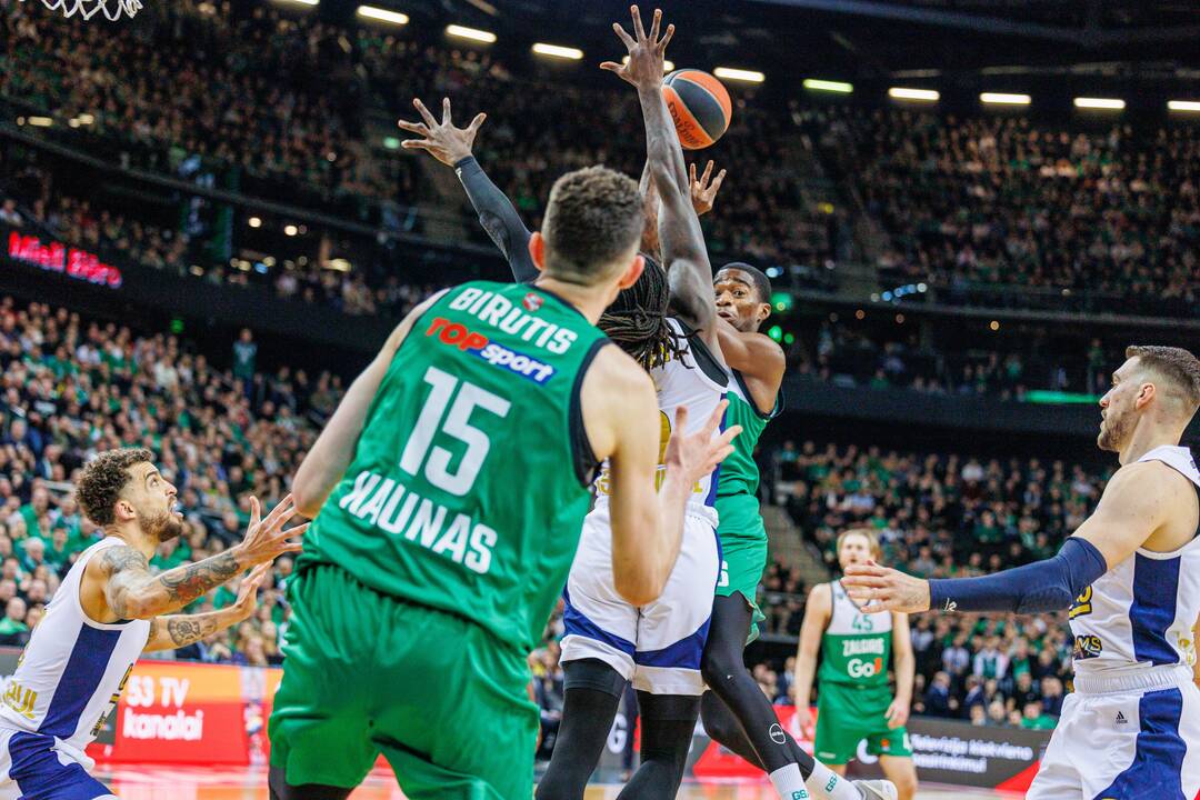 Eurolyga: Kauno „Žalgiris“ – Stambulo „Fenerbahce“ 98:75