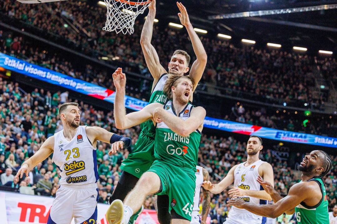 Eurolyga: Kauno „Žalgiris“ – Stambulo „Fenerbahce“ 98:75