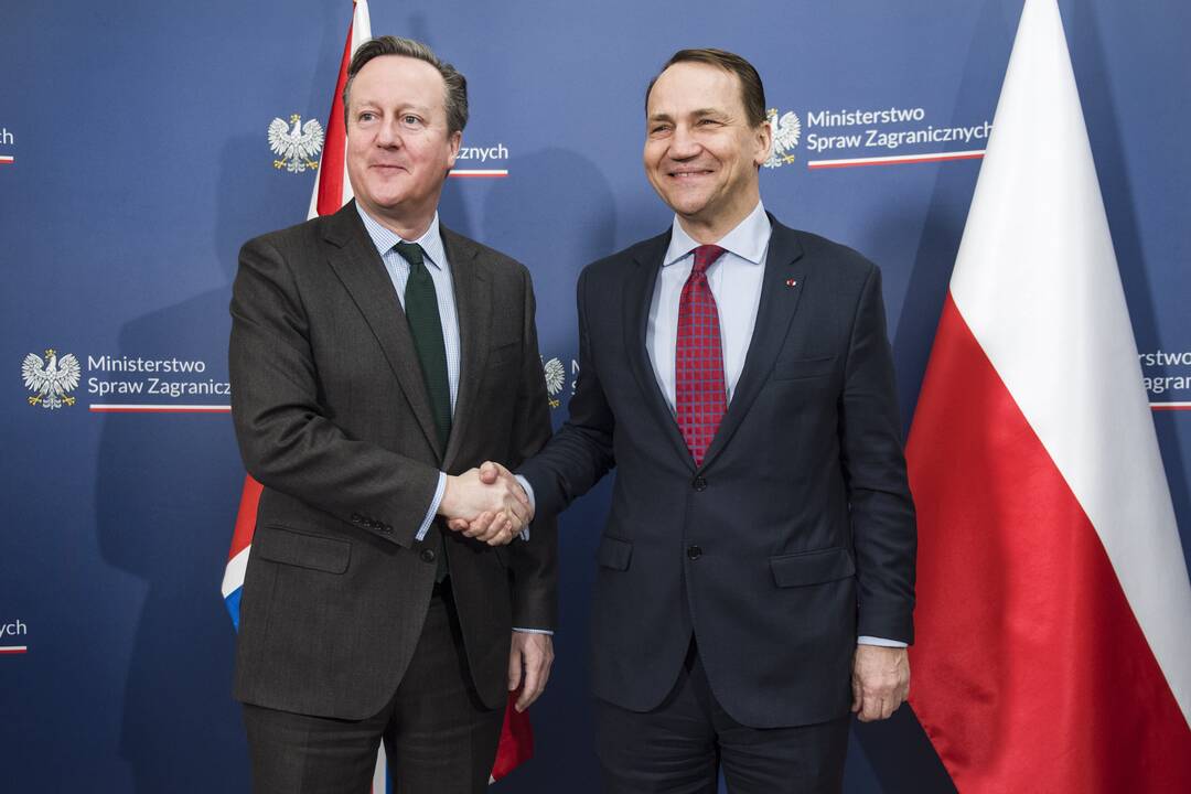 Davidas Cameronas ir Radoslawas Sikorskis