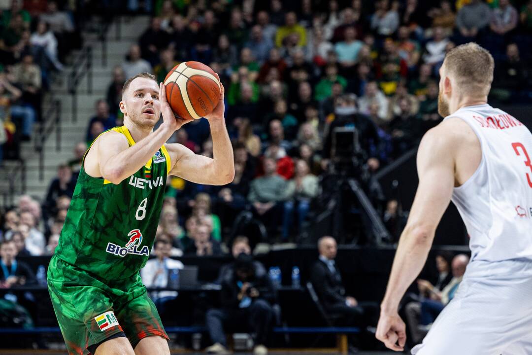 Europos krepšinio čempionato atranka: Lietuva – Lenkija 83:64