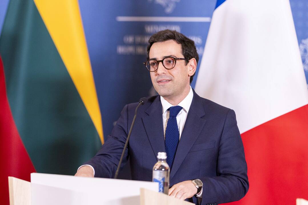 G. Landsbergio, Estijos, Latvijos, Prancūzijos bei Ukrainos ministrų spaudos konferencija