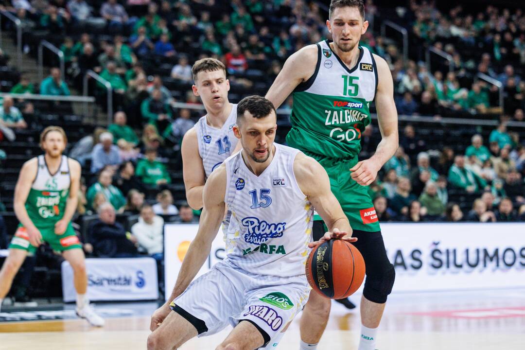 LKL:  Kauno „Žalgiris“ – Pasvalio „Pieno žvaigždės“ 97:77