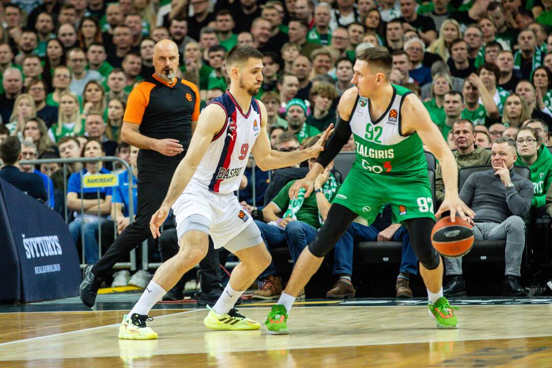 Eurolyga: Kauno „Žalgiris“ – Vitorijos „Baskonia“ 94:76