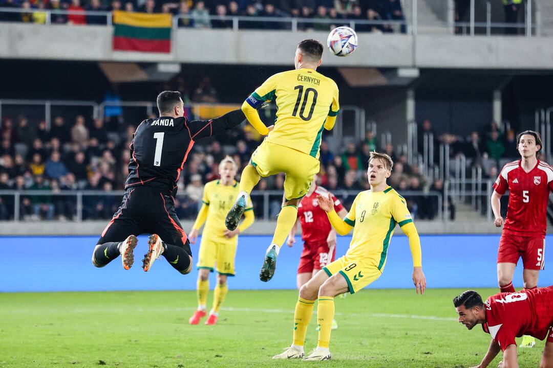 UEFA Tautų lygos rungtynės: Lietuva – Gibraltaras 1:0