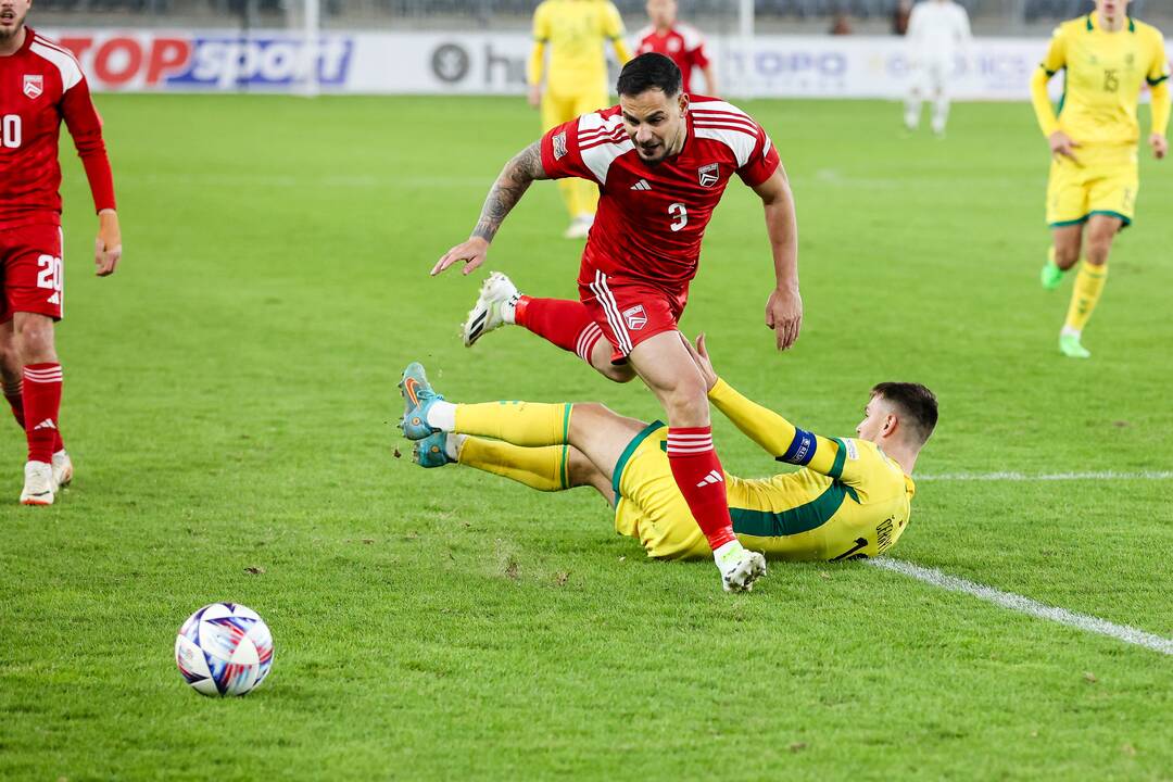 UEFA Tautų lygos rungtynės: Lietuva – Gibraltaras 1:0