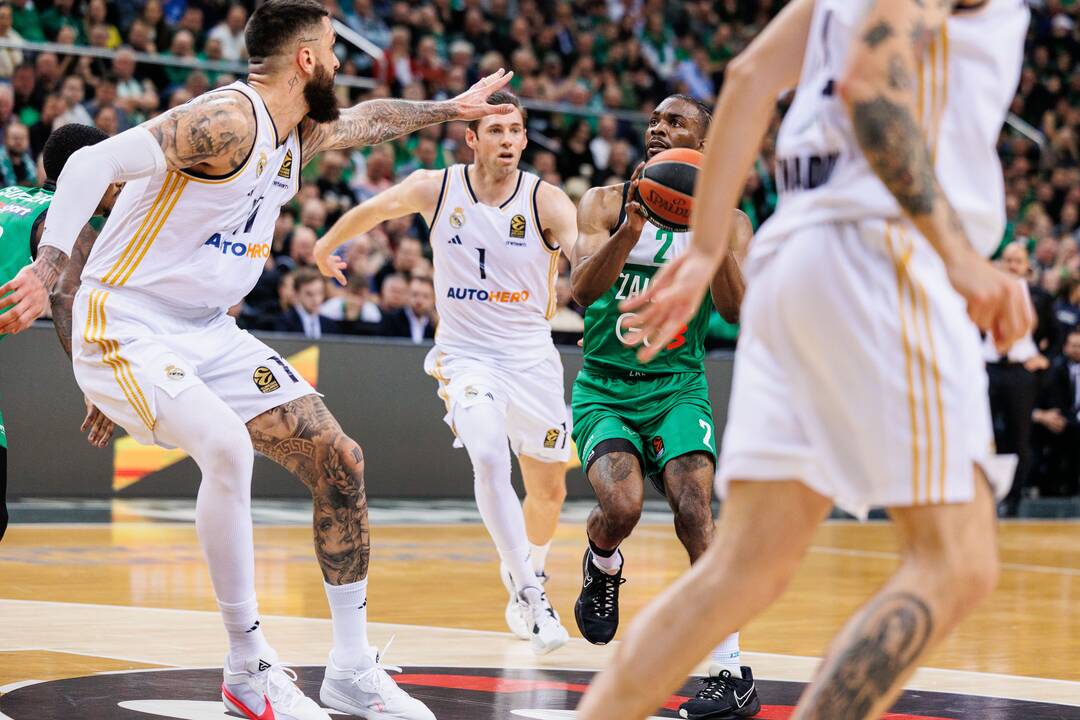 Eurolyga: Kauno „Žalgiris“ – Madrido „Real“ 62:64