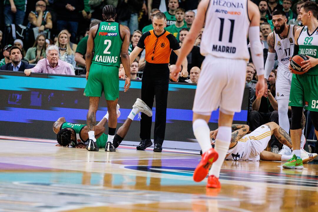 Eurolyga: Kauno „Žalgiris“ – Madrido „Real“ 62:64