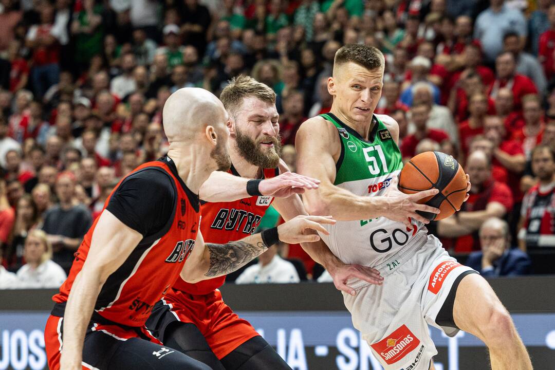 LKL finalas: Vilniaus „Rytas“ – Kauno „Žalgiris“ 88:87