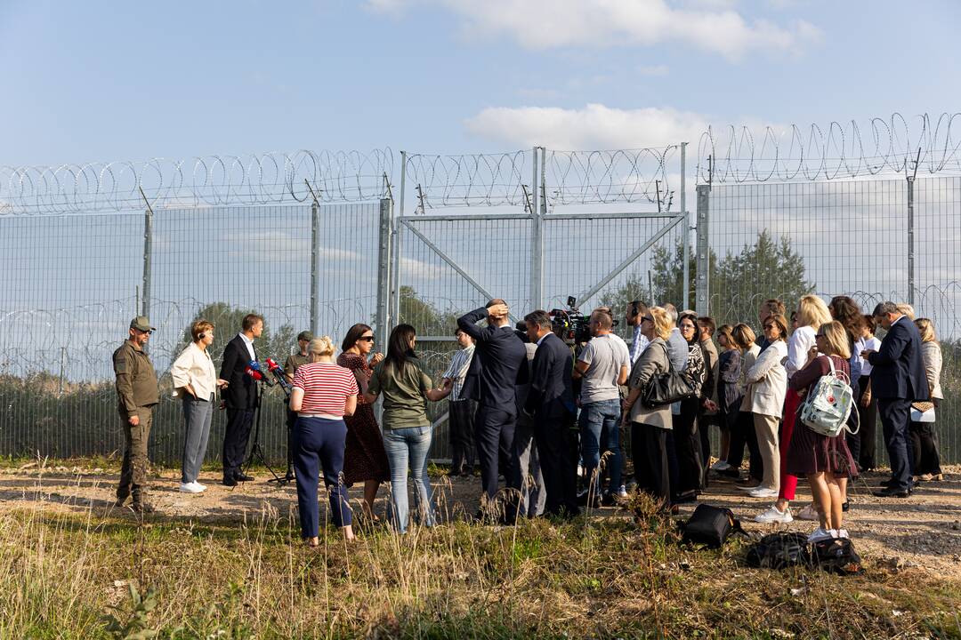 Lietuvos ir Latvijos užsienio reikalų ministrų vizitas pasienyje