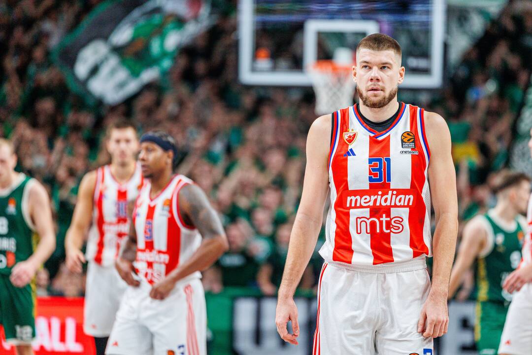 Eurolyga: Kauno „Žalgiris“ – Belgrado „Crvena Zvezda“ 86:84