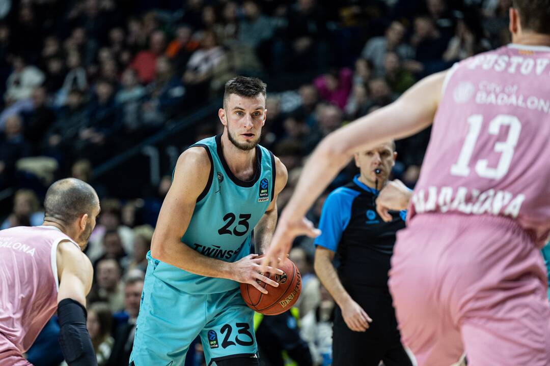 Europos taurė: Vilniaus „Wolves-Twinsbet“ – Badalonos „Joventut“ 91:80