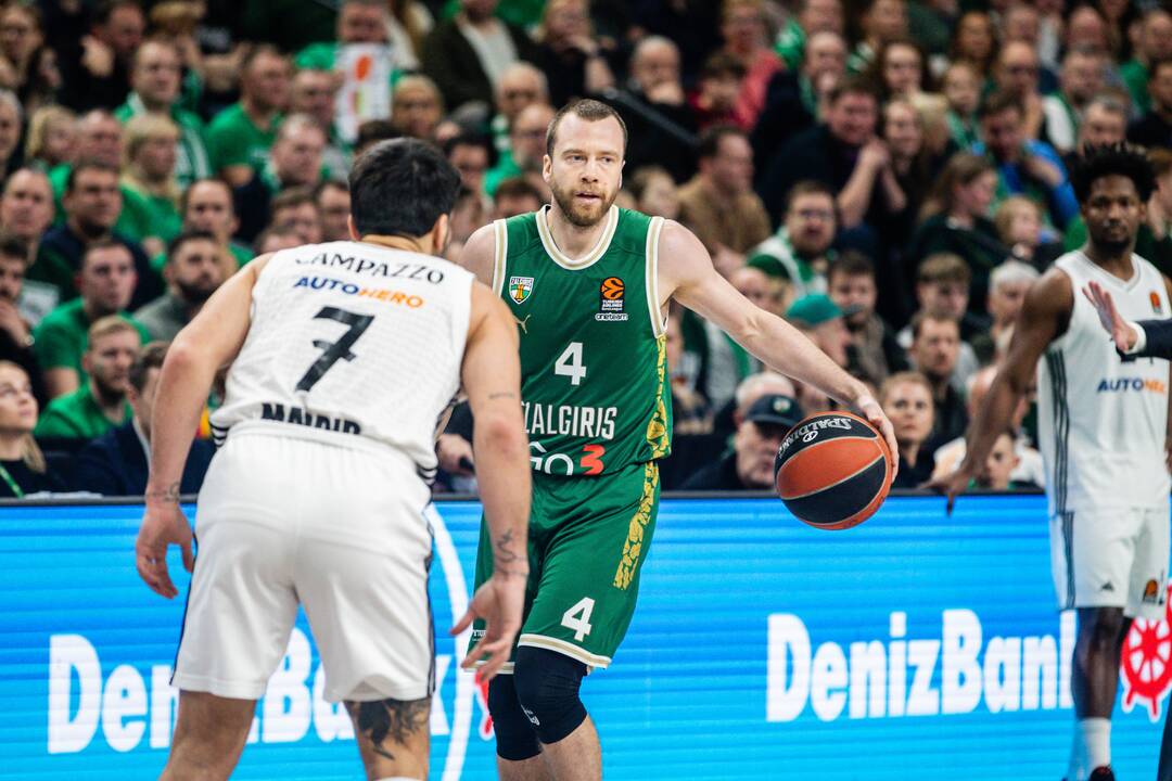 Eurolyga: Kauno „Žalgiris“ – Madrido „Real“ 64:83