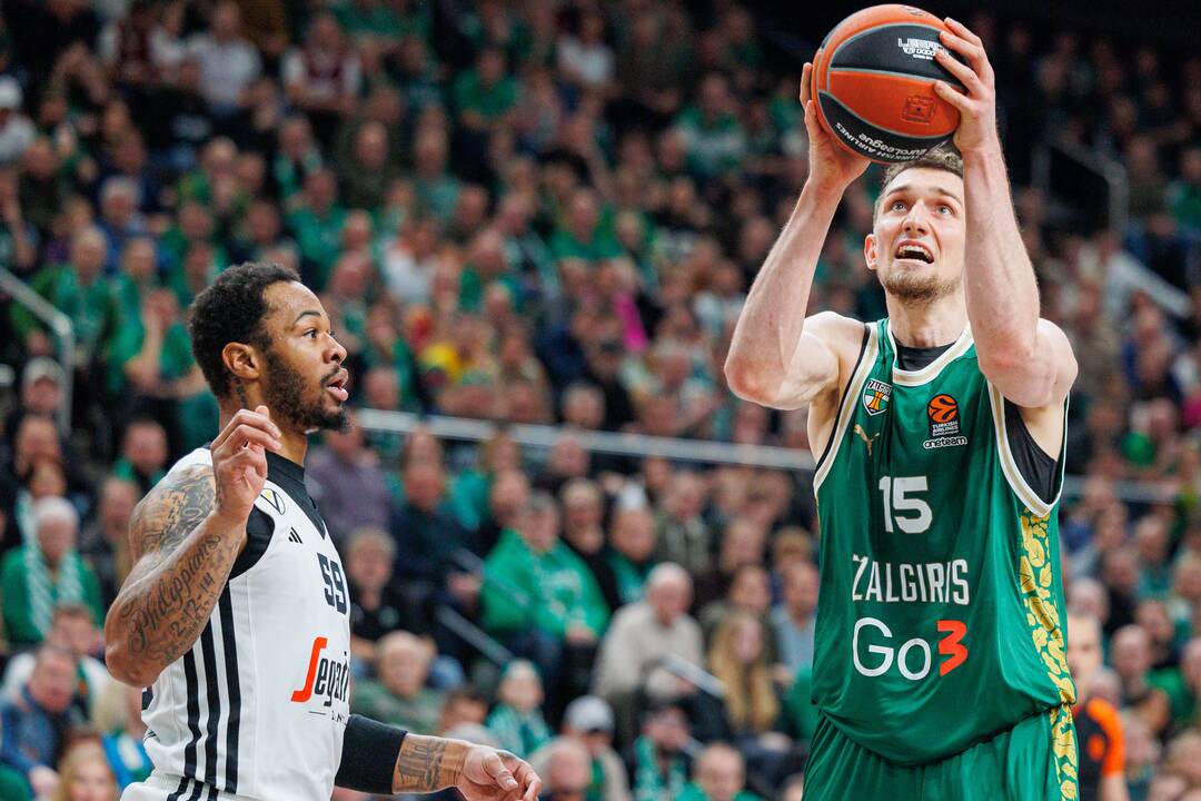 Eurolyga: Kauno „Žalgiris“ – Bolonijos „Virtus“ 77:68