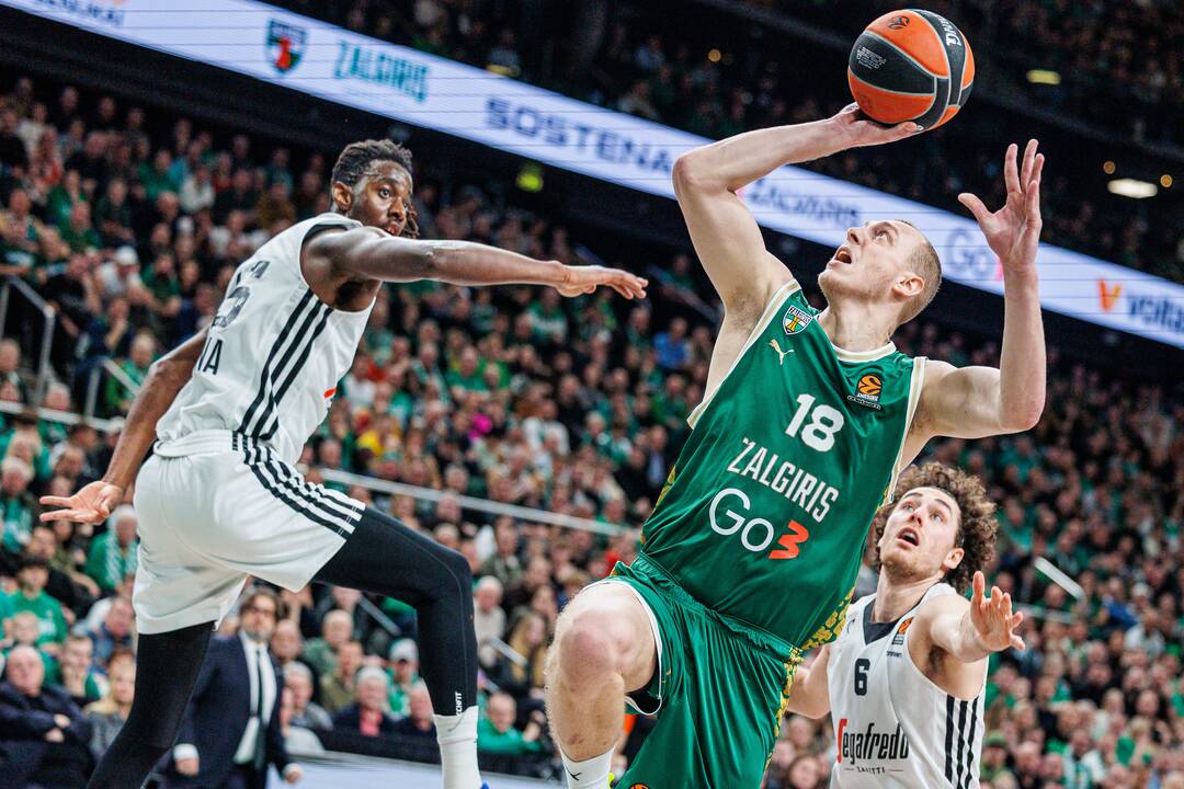 Eurolyga: Kauno „Žalgiris“ – Bolonijos „Virtus“ 77:68