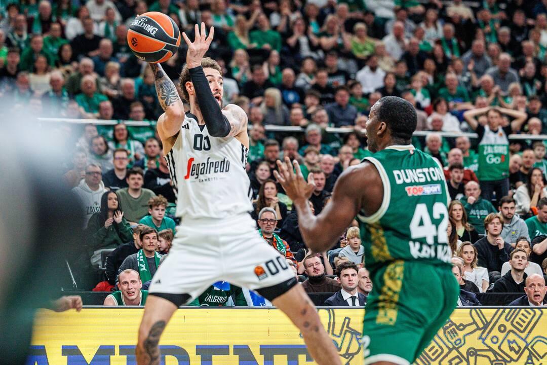 Eurolyga: Kauno „Žalgiris“ – Bolonijos „Virtus“ 77:68