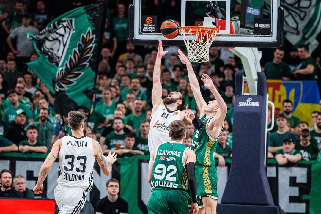 Eurolyga: Kauno „Žalgiris“ – Bolonijos „Virtus“ 77:68