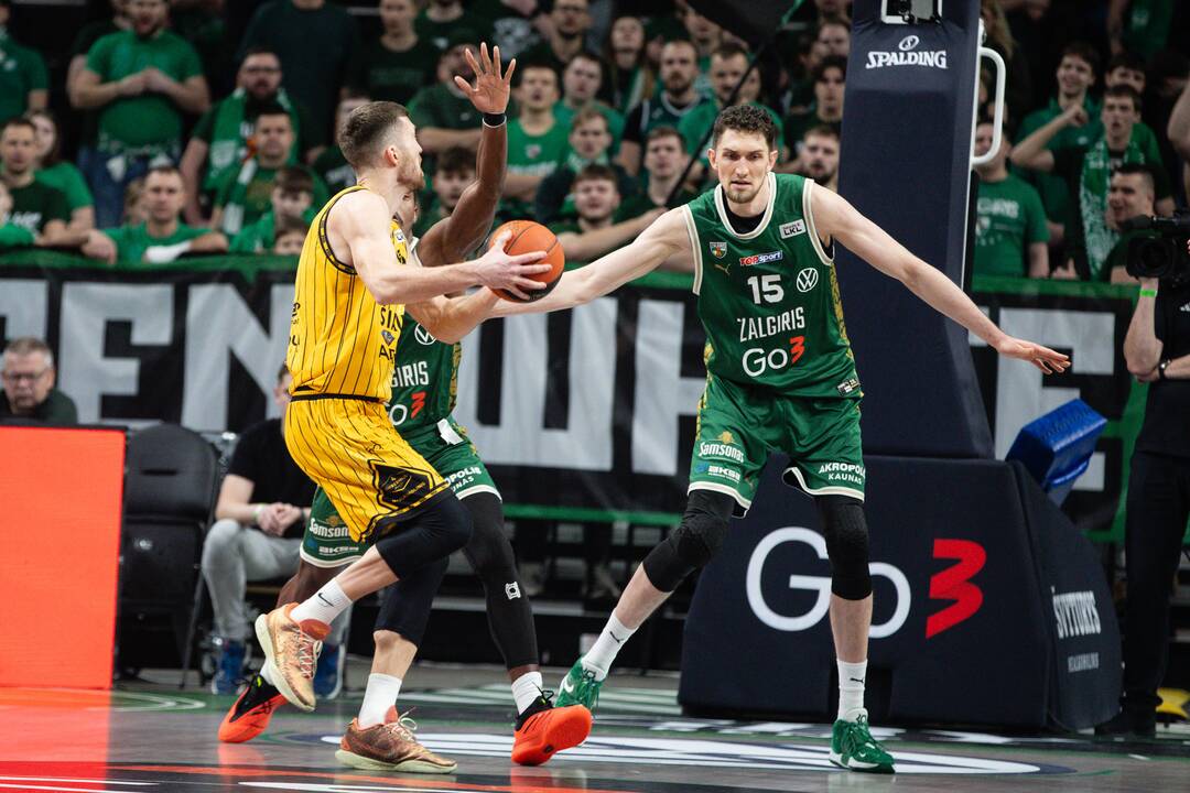 KMT ketvirtfinalis: „Žalgiris“ – „Šiauliai“ 92:85