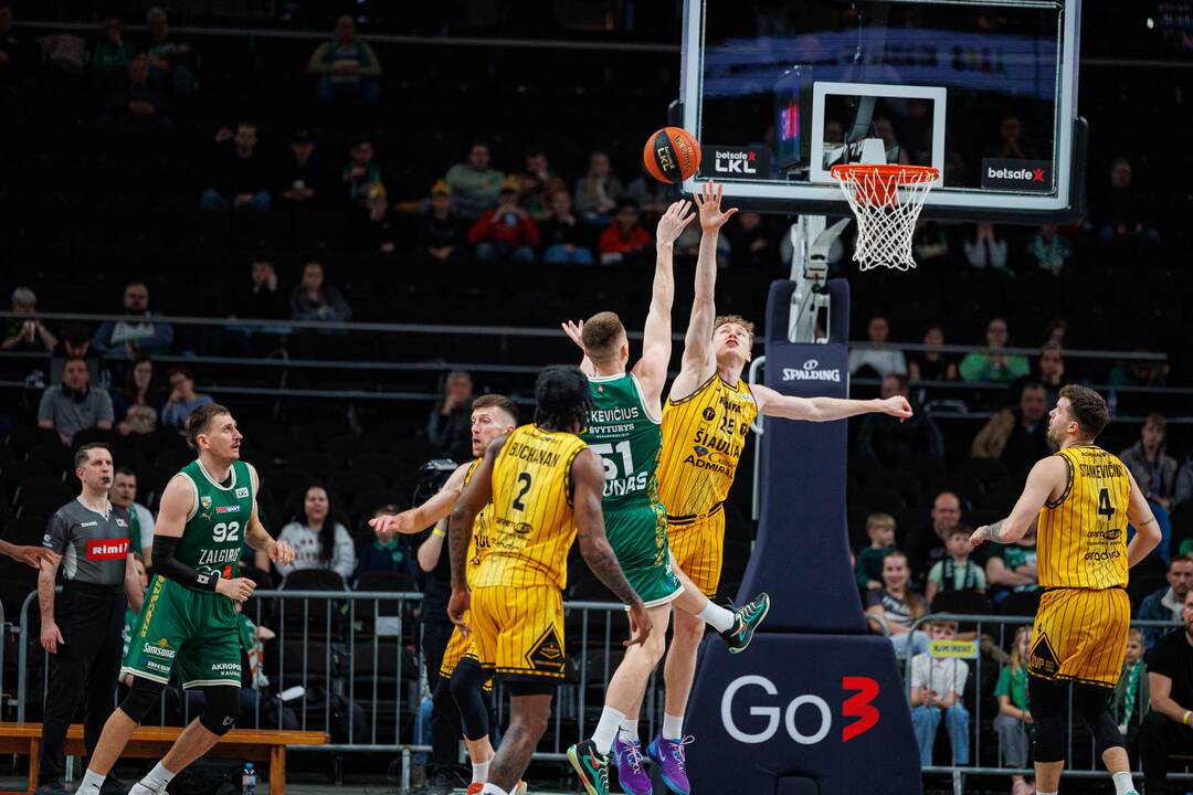 „Betsafe-LKL“: Kauno „Žalgiris“ – „Šiauliai-Casino Admiral“ 98:56