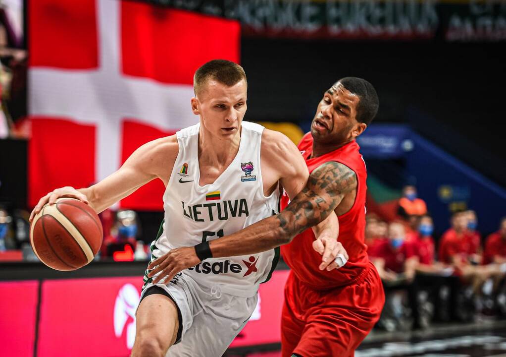 Europos krepšinio čempionato atranka: Lietuva – Danija 77:76