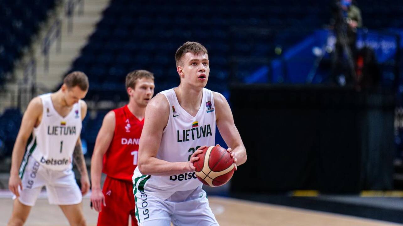 Europos krepšinio čempionato atranka: Lietuva – Danija 77:76