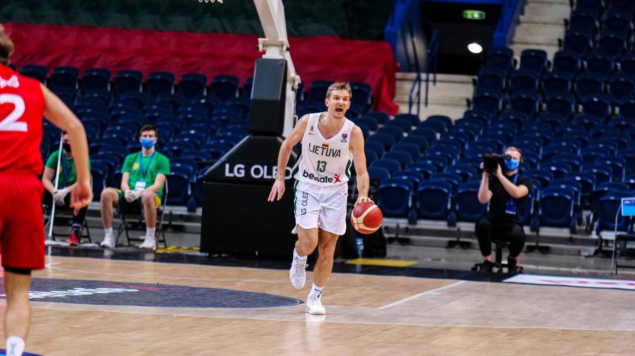 Europos krepšinio čempionato atranka: Lietuva – Danija 77:76